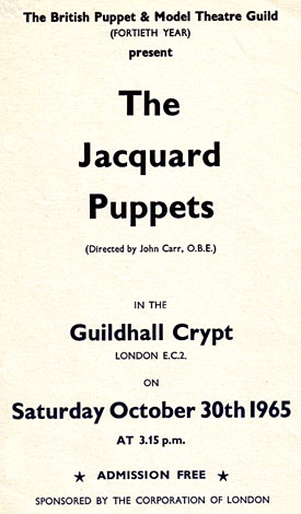 Guildhall Crypt Poster 1965