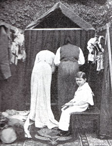 Backstage - Devant's Living Marionettes 1903