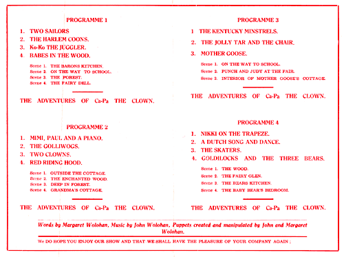 Wolohan's Programme