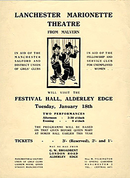 Festival Hall, Alderley Edge Flyer