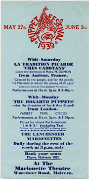 Puppet Festival 1939