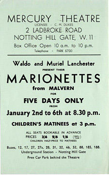 Mercury Theatre Flyer