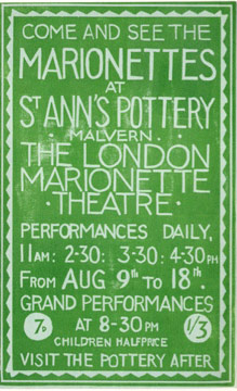 Lanchester St Ann's Pottery Poster