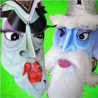Witch and Wizard Masks