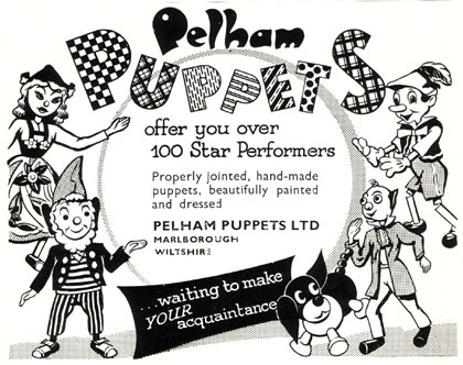 Pelham Puppets Advert 1955