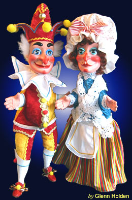 Punch & Judy Glove Puppets by Glenn Holden