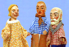 Glove Puppets by Wallace Peat